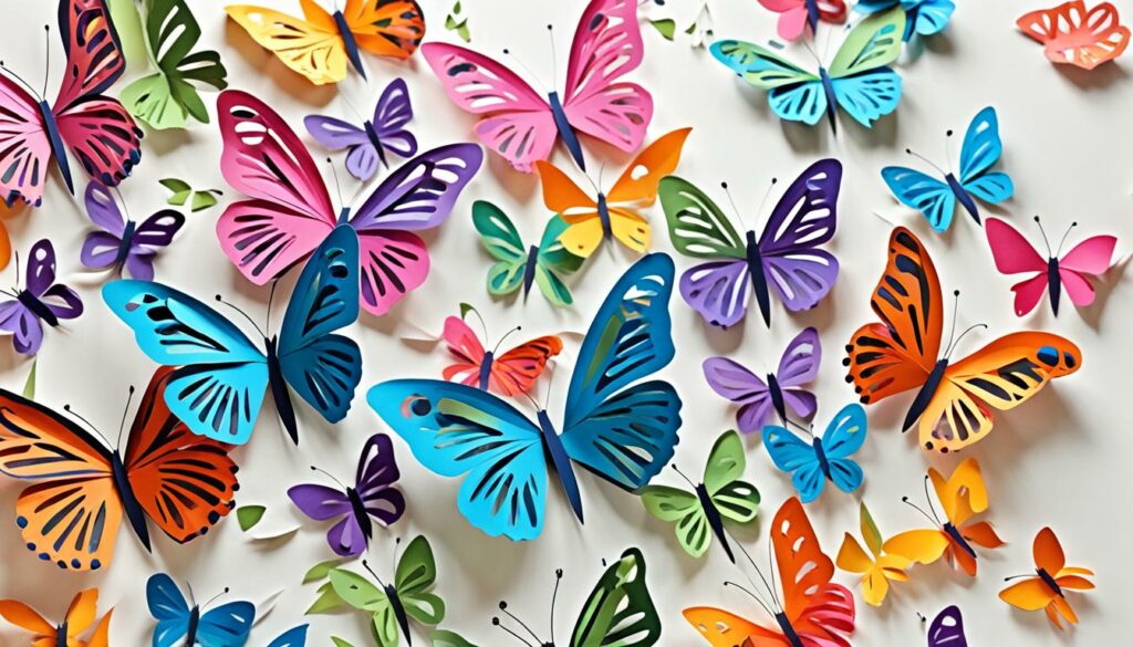 3D-Schmetterlinge