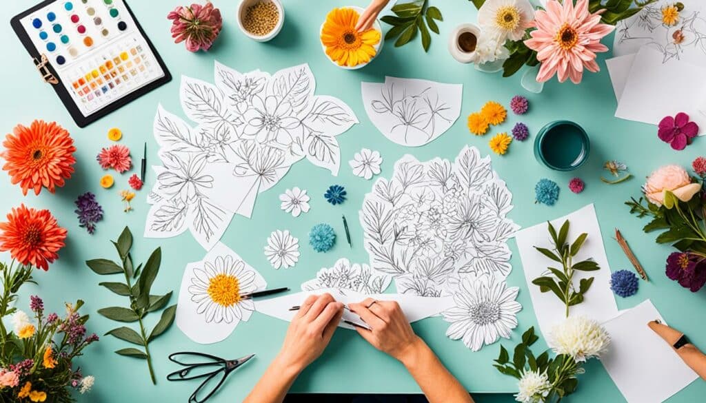 Floral patterns creation guide