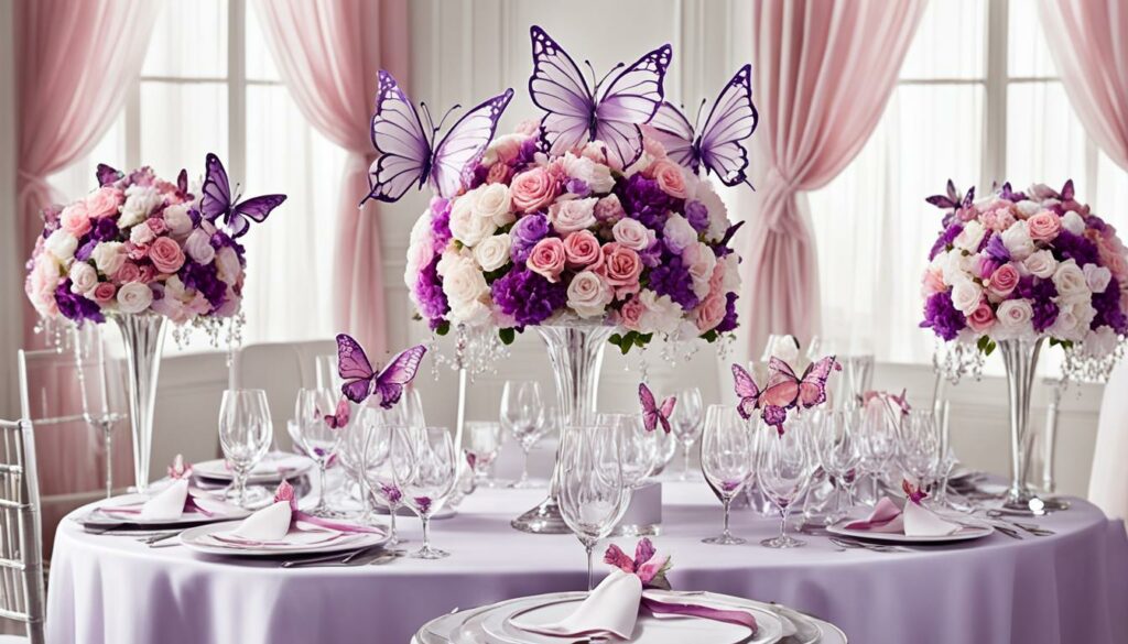 Schmetterlingsdekoration für Hochzeitsdeko