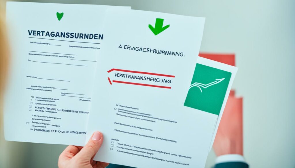 Vertragsänderungen Versicherung