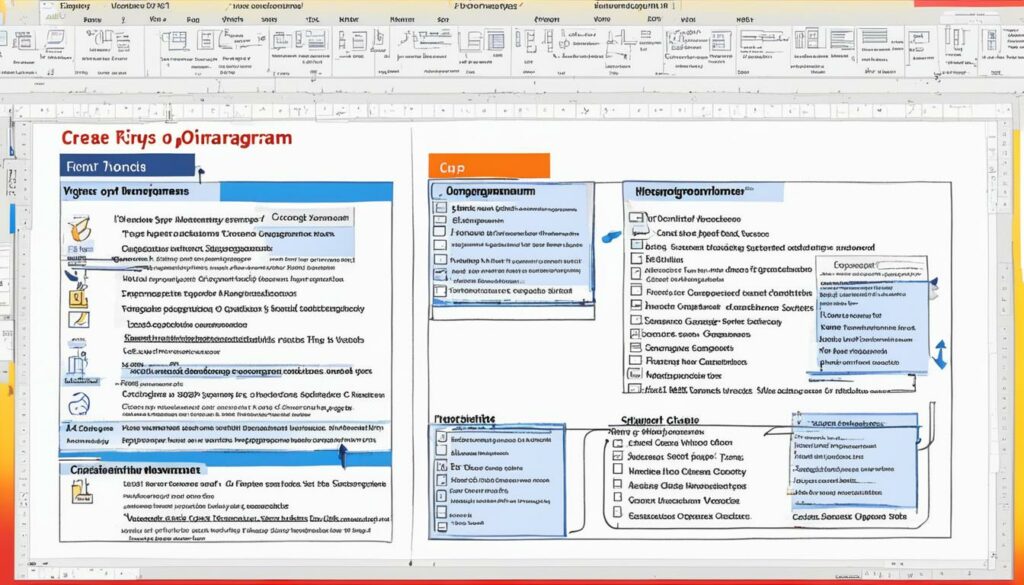 vorlage organigramm word