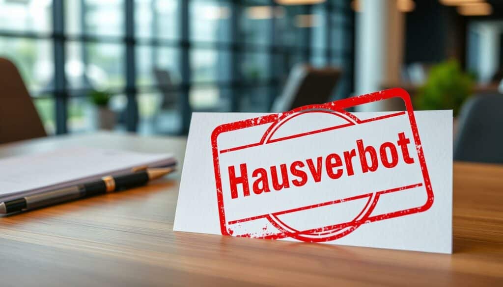 Aushändigung Hausverbot