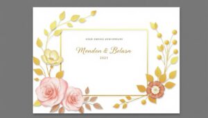 Einladung Goldene Hochzeit modern Word Vorlage hier kostenlos downloaden