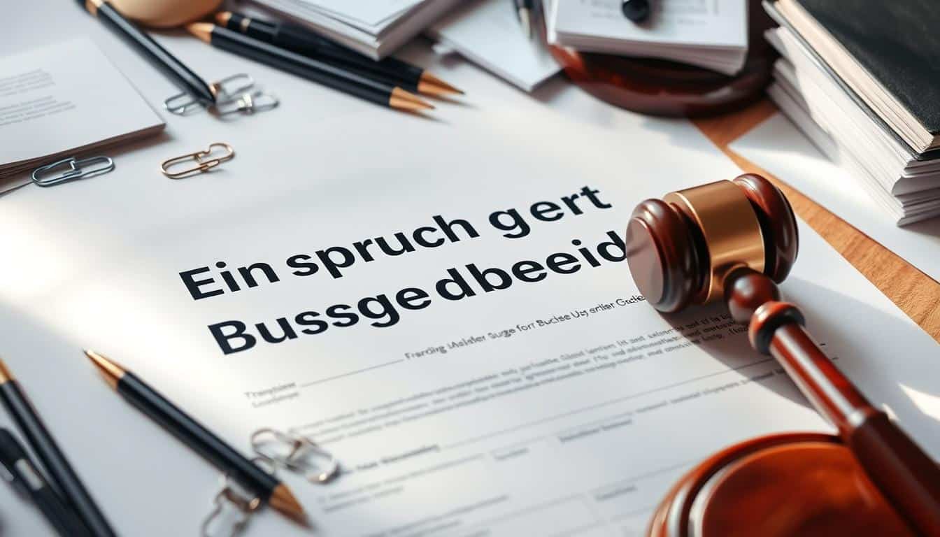 Einspruch gegen Bußgeldbescheid Word Vorlage