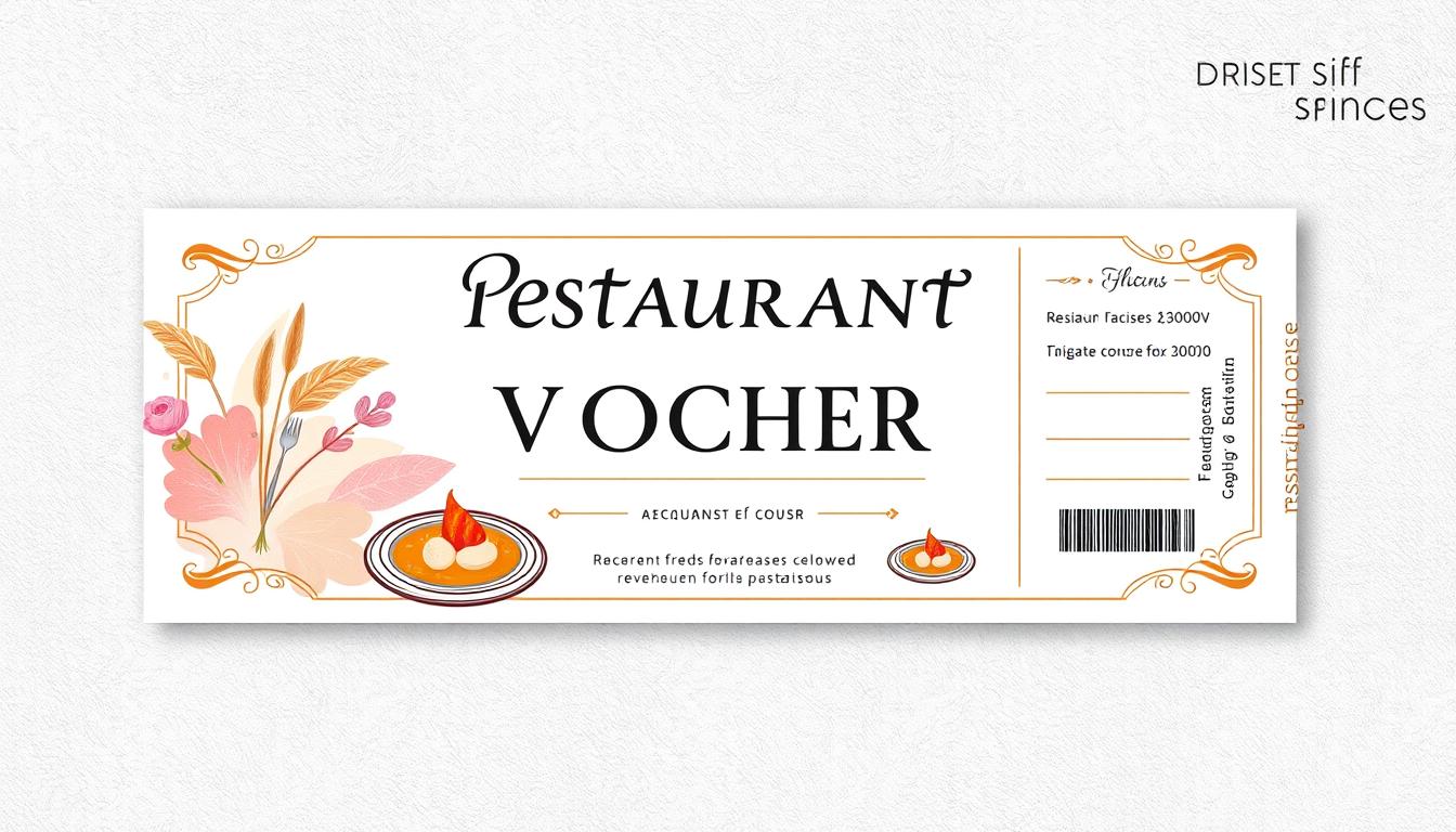 Gutschein Essen Word Vorlage