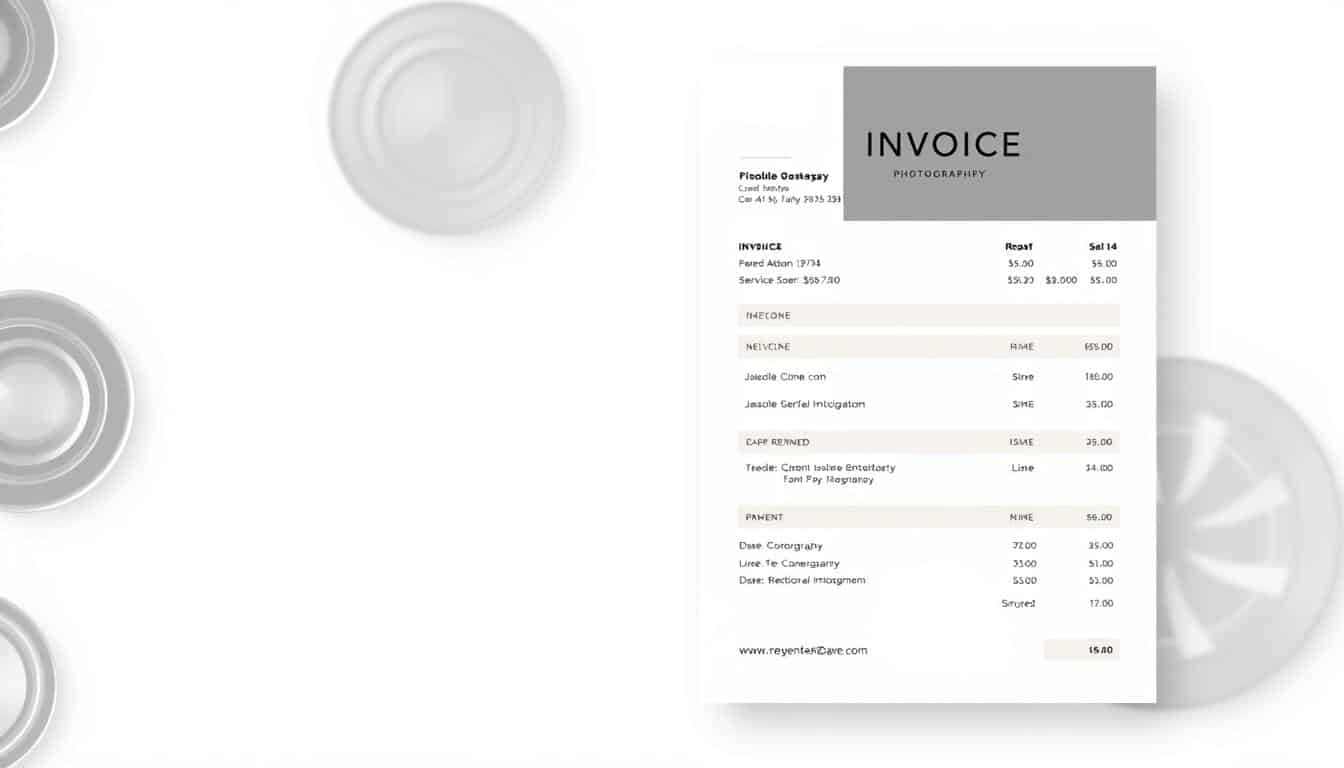 Rechnungsvorlage Fotograf Word Vorlage