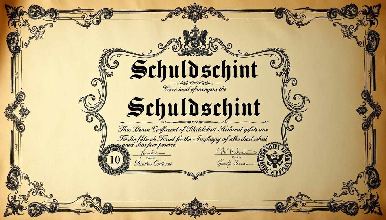 Schuldschein Word Vorlage