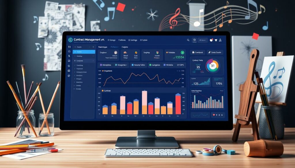 Vertragsmanagement Software und Künstlerverträge