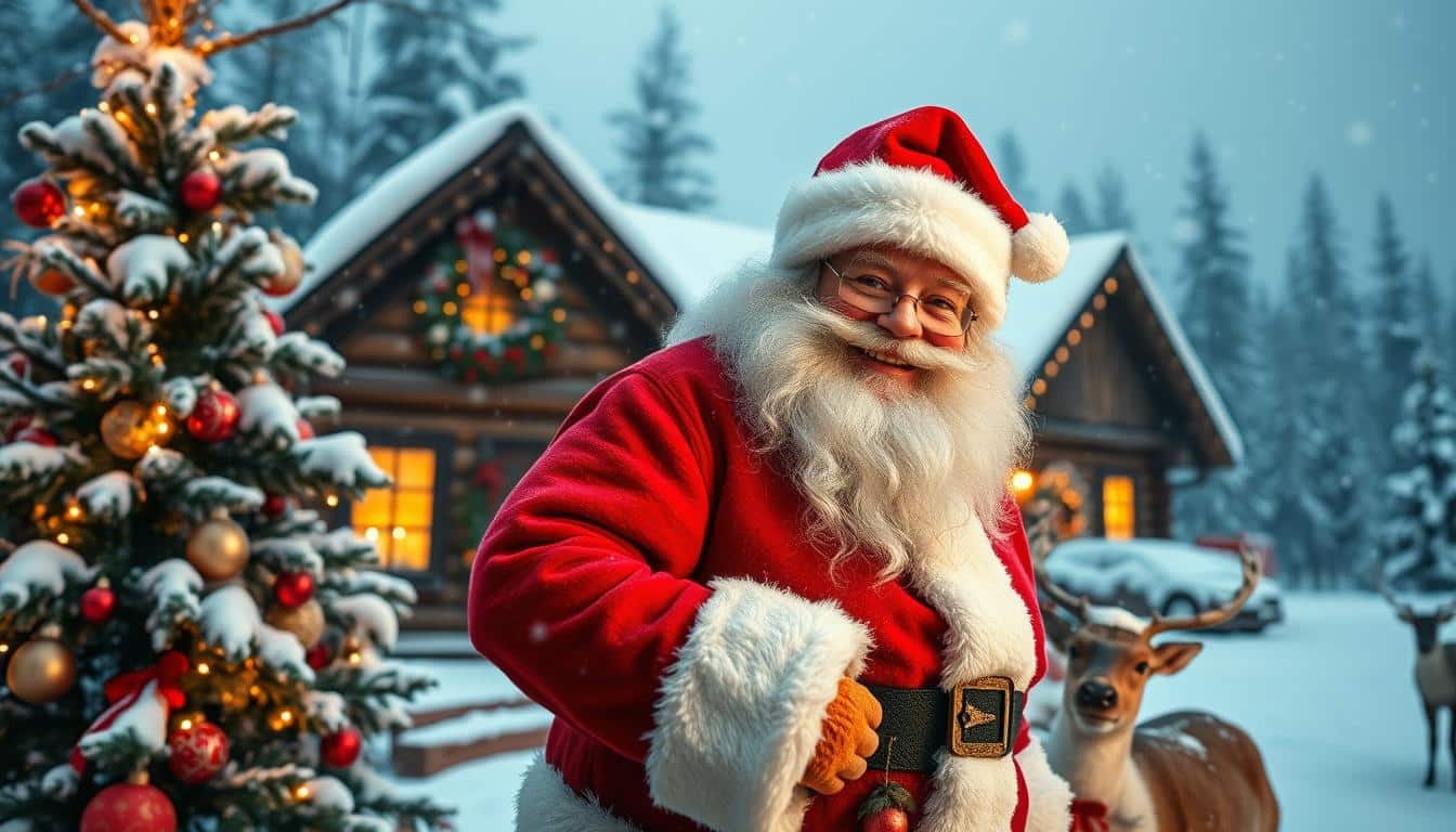 Weihnachten Santa Claus Word Vorlage