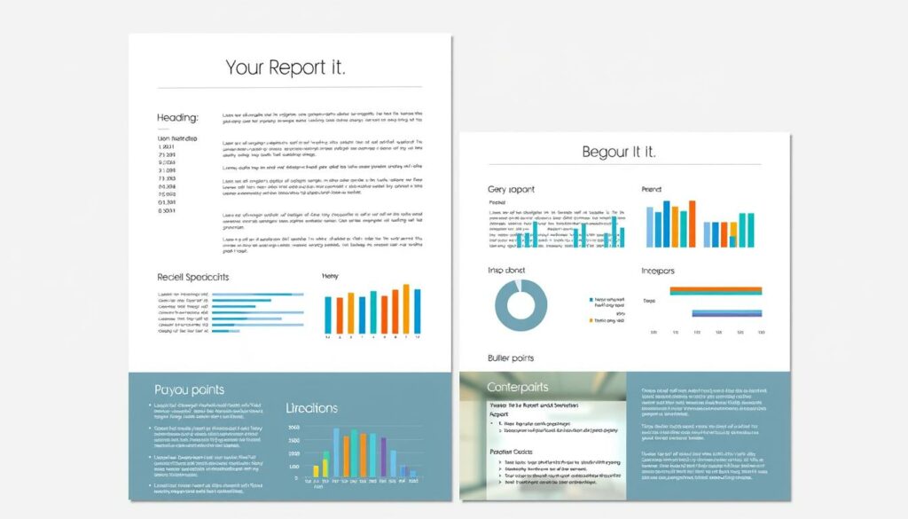 visuelle Gestaltung Regiebericht