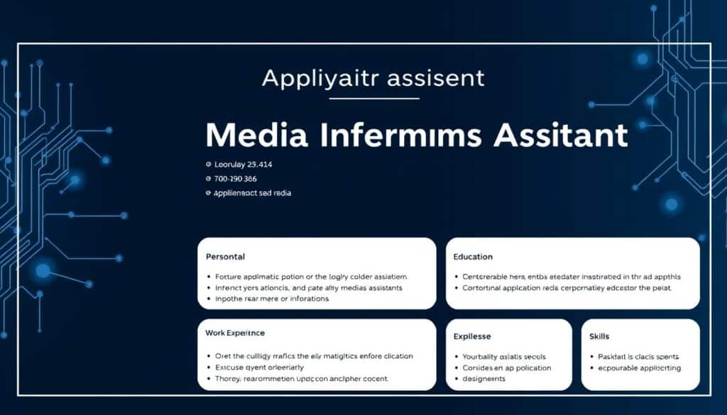 Bewerbung Assistent Medieninformatik Word Vorlage hier kostenlos downloaden