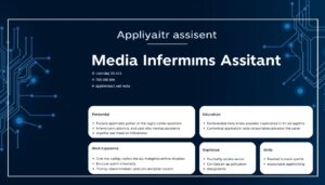 Bewerbung Assistent Medieninformatik Word Vorlage hier kostenlos downloaden