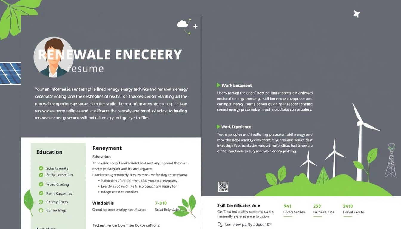 Lebenslauf Assistent für regenerative Energietechnik Word Vorlage downloaden