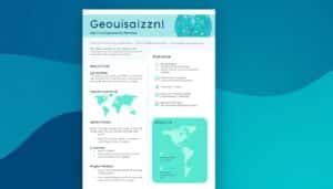 Lebenslauf Assistentin für Geovisualisierung Word Vorlage hier downloaden