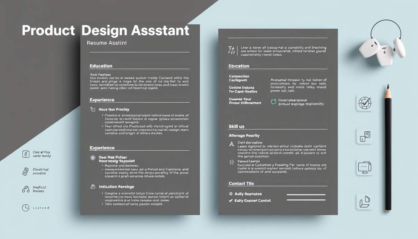 Lebenslauf Assistentin für Produktdesign Word Vorlage hier kostenlos downloaden