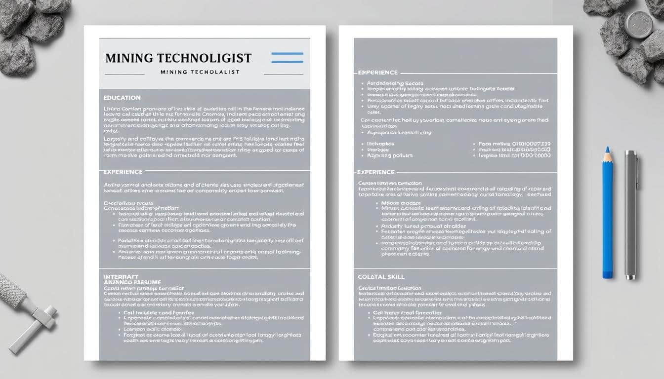 Lebenslauf Bergbautechnologe Word Vorlage hier kostenlos downloaden