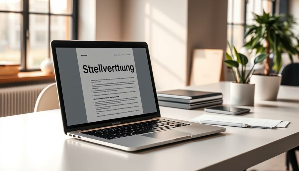 Stellvertretung Word Vorlage hier kostenlos downloaden