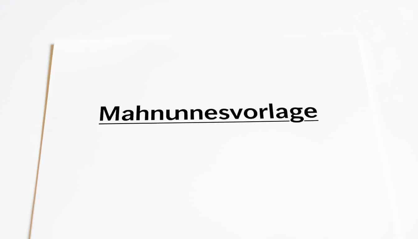 1. Mahnung Word Vorlage hier kostenlos downloaden