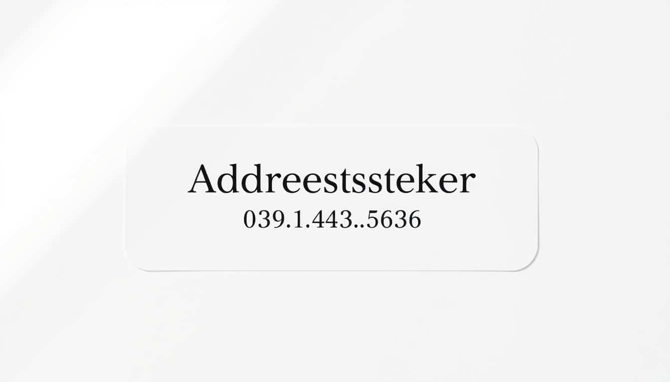 Adressaufkleber Word Vorlage hier kostenlos downloaden