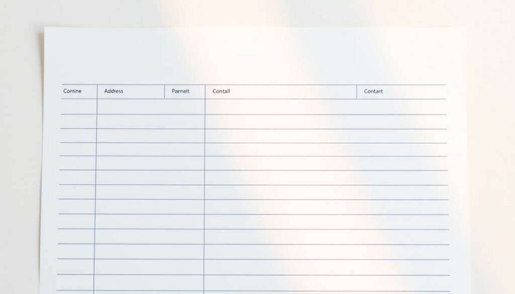 Adressliste Word Vorlage hier kostenlos downloaden