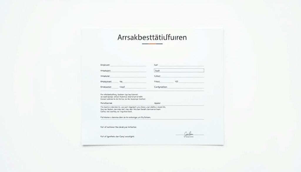 Arbeitsbestätigung Word Vorlage hier kostenlos downloaden