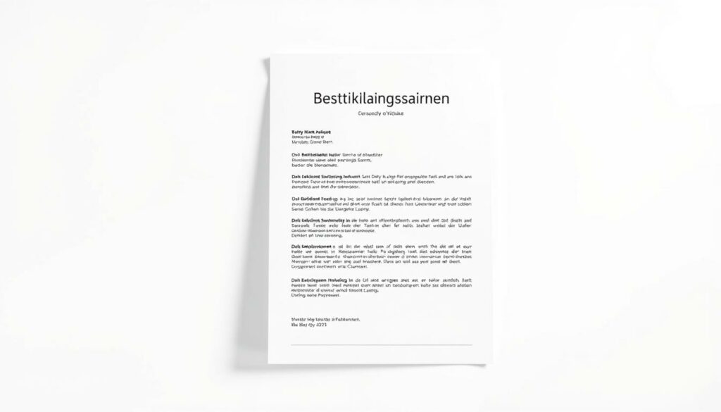 Bestätigungsschreiben Word Vorlage hier kostenlos downloaden