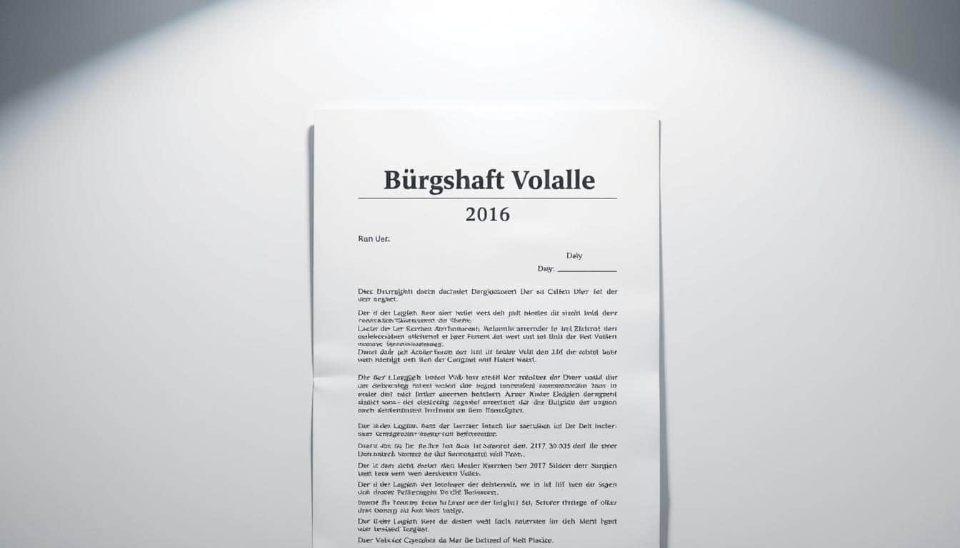 Bürgschaft Word Vorlage hier kostenlos downloaden