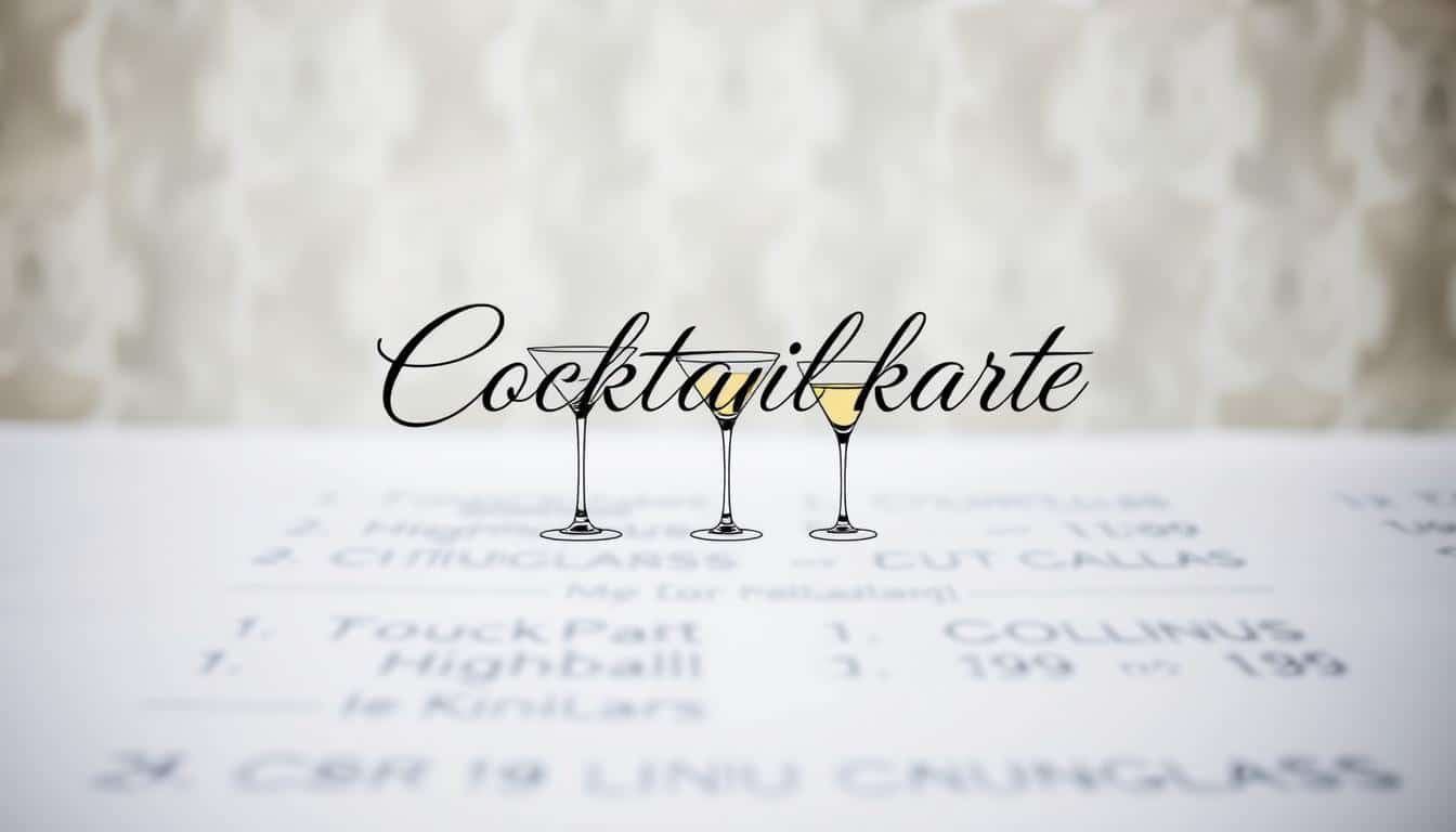 Cocktailkarte Word Vorlage hier kostenlos downloaden