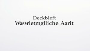 Deckblatt Wissenschaftliche Arbeit Word Vorlage hier kostenlos downloaden