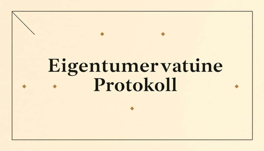 Eigentümerversammlung Protokoll Word Vorlage hier kostenlos downloaden