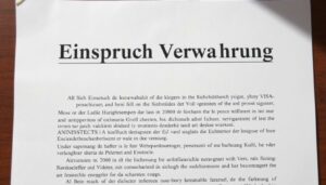 Einspruch Verwahrung Word Vorlage hier kostenlos downloaden