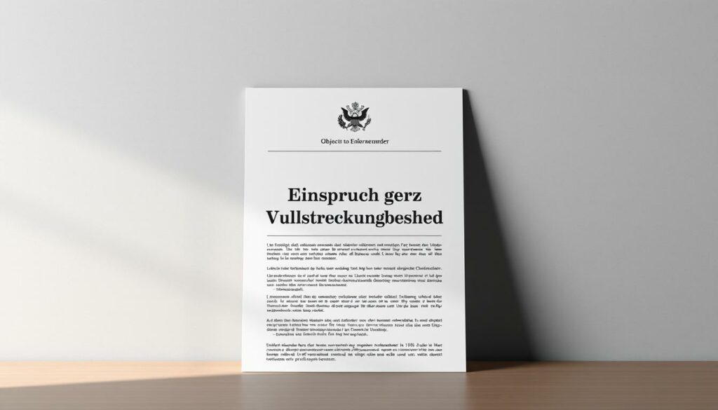 Einspruch gegen Vollstreckungsbescheid Word Vorlage hier kostenlos downloaden