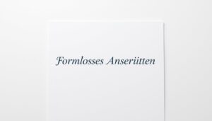 Formloses Anschreiben Word Vorlage hier kostenlos downloaden