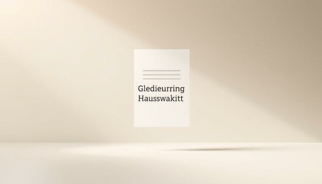 Gliederung Hausarbeit Word Vorlage hier kostenlos downloaden