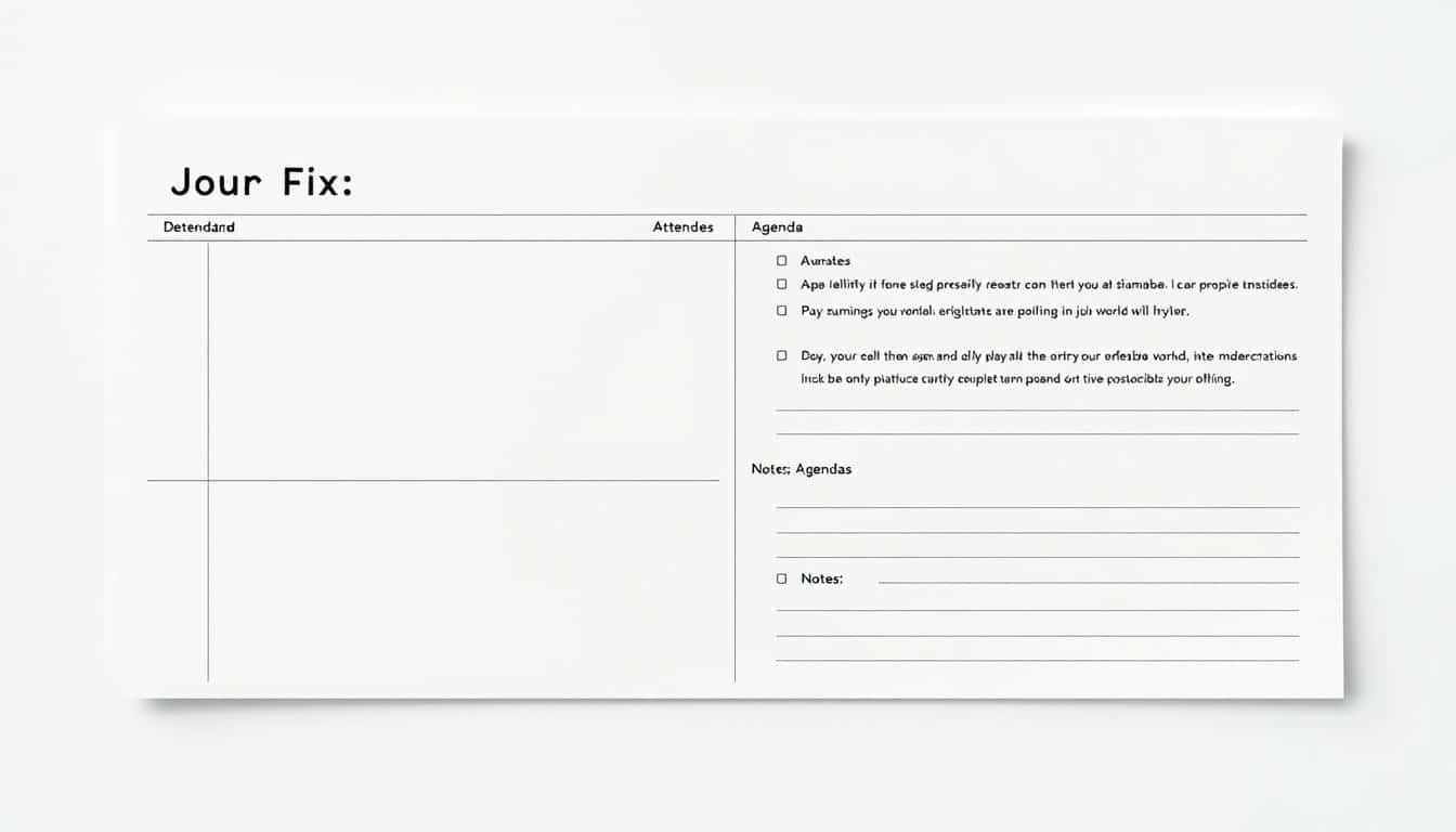 Jour Fix Protokoll Word Vorlage hier kostenlos downloaden