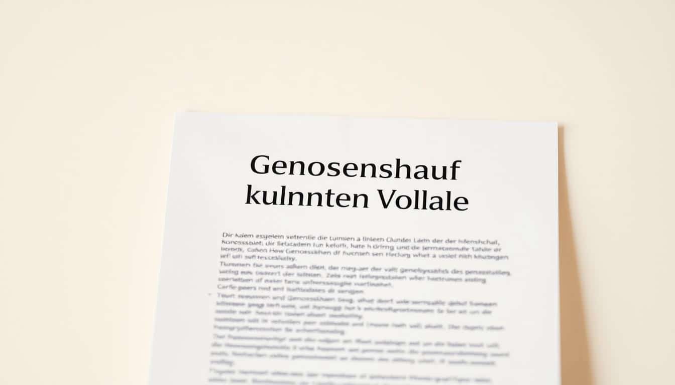 Kündigung Genossenschaft Word Vorlage hier kostenlos downloaden