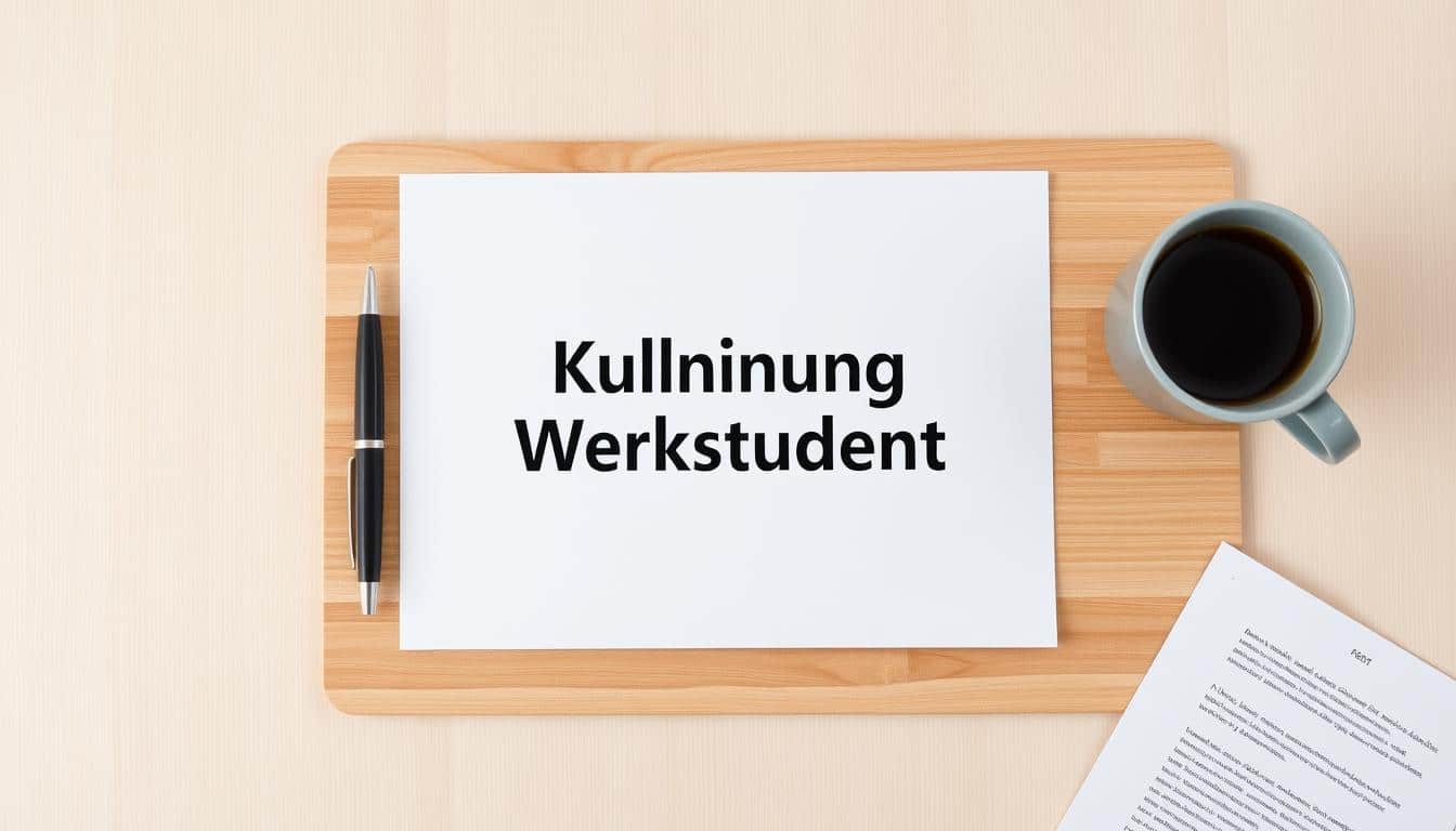 Kündigung Werkstudent Word Vorlage hier kostenlos downloaden