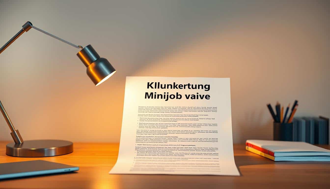 Kündigungsschreiben Minijob Word Vorlage hier kostenlos downloaden