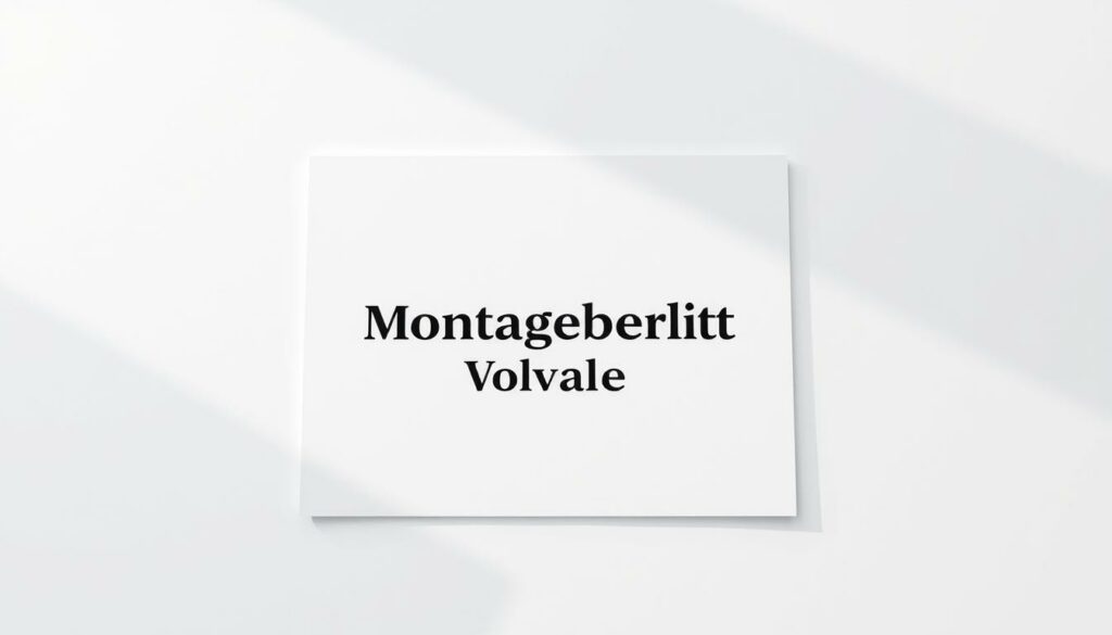 Montagebericht Word Vorlage hier kostenlos downloaden