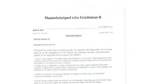 Musterbrief Widerspruch Grundsteuer B Word Vorlage hier kostenlos downloaden