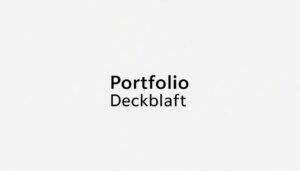 Portfolio Deckblatt Word Vorlage hier kostenlos downloaden