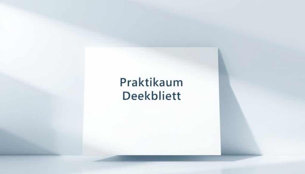 Praktikum Deckblatt Word Vorlage hier kostenlos downloaden