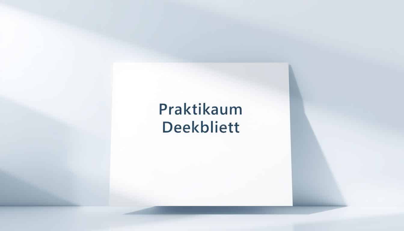 Praktikum Deckblatt Word Vorlage hier kostenlos downloaden