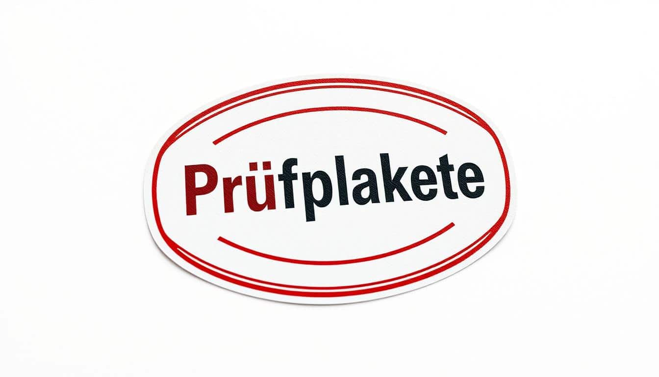 Prüfplakette Word Vorlage hier kostenlos downloaden