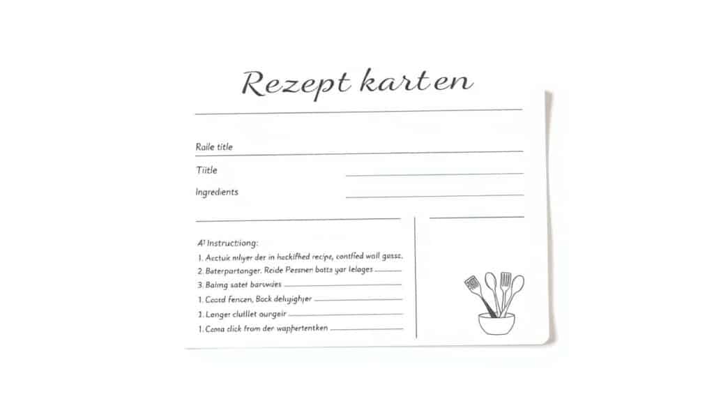 Rezeptkarten Word Vorlage hier kostenlos downloaden