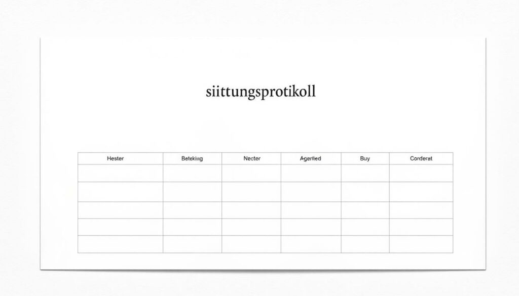 Sitzungsprotokoll Word Vorlage hier kostenlos downloaden
