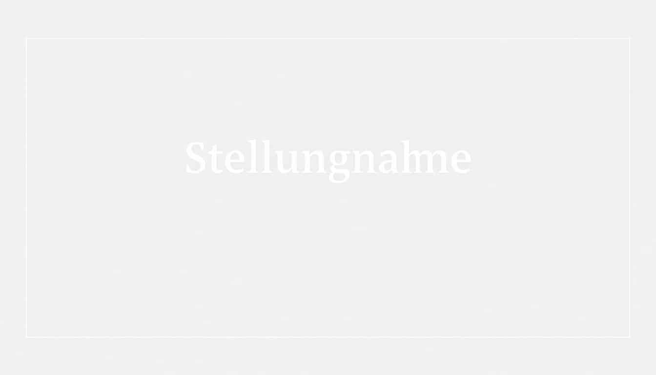 Stellungnahme Word Vorlage hier kostenlos downloaden