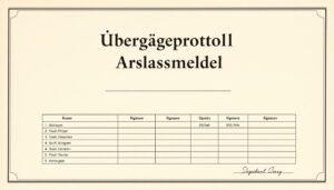 Übergabeprotokoll Arbeitsmittel Word Vorlage hier kostenlos downloaden