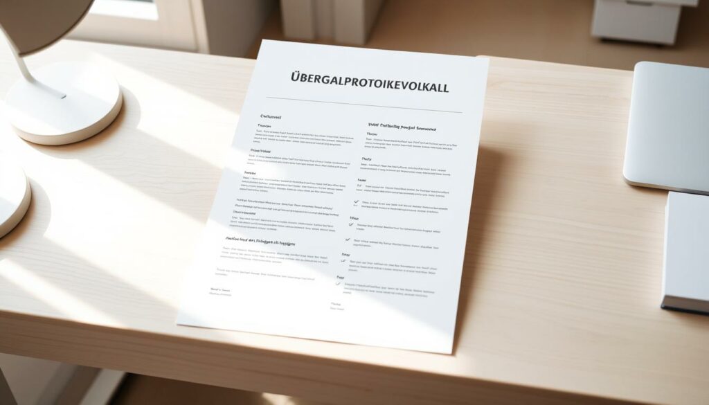 Übergabeprotokoll Word Vorlage hier kostenlos downloaden