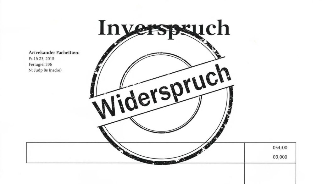 Widerspruch gegen Rechnung Word Vorlage hier kostenlos downloaden